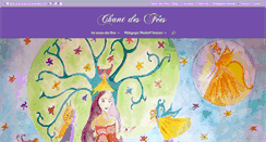 Desktop Screenshot of chantdesfees.fr